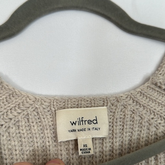Wilfred Aritzia 100% Wool Sleeveless Chartres Sweater Top - Picture 5 of 7